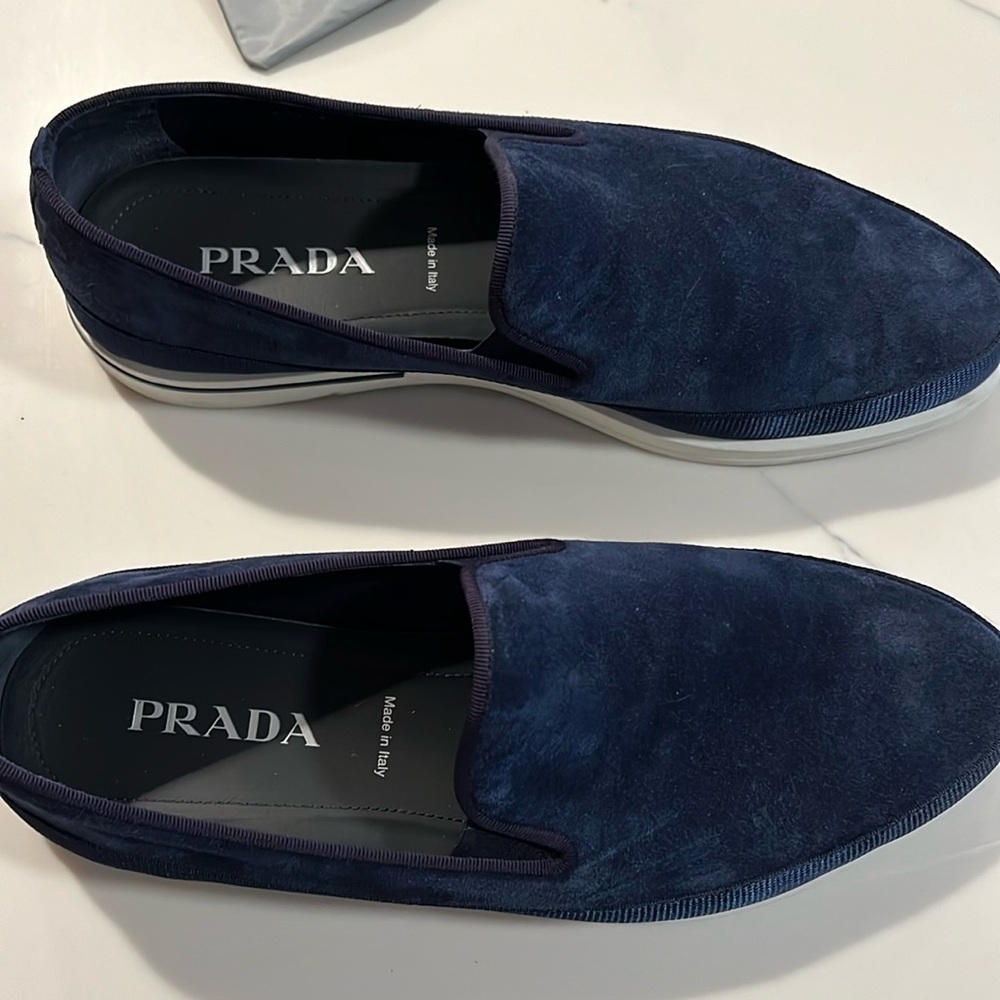 Prada loafers for men.